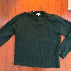 & Other Stories Forest Green Knit Sweater